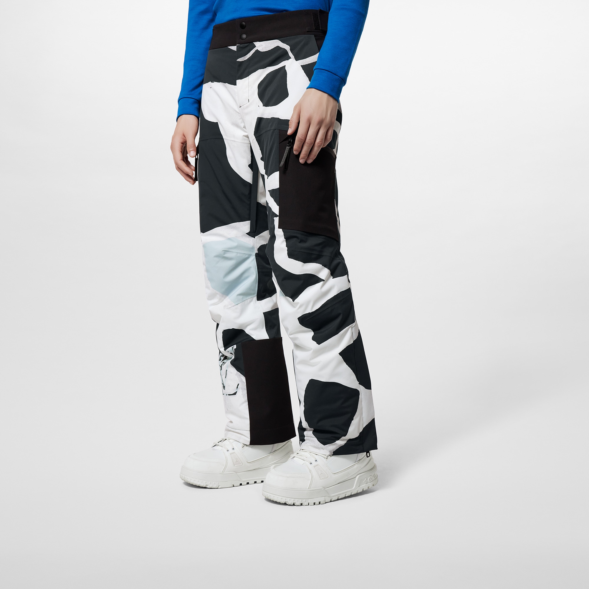 Mens white hot sale ski trousers